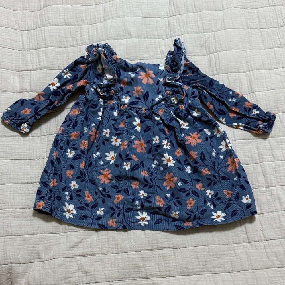 Carter's Blue Floral Kids Dress